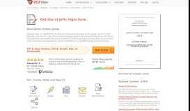 
							         Nj Jefis Login - Fill Online, Printable, Fillable, Blank | PDFfiller								  
							    