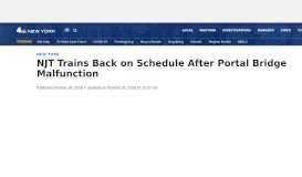 
							         NJT Trains Back on Schedule After Portal Bridge Malfunction - NBC ...								  
							    