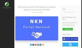 
							         NKN partners with Portal Network to deliver ... - NEO News Today								  
							    