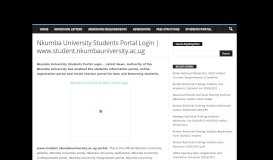 
							         Nkumba University Students Portal Login | www.student ...								  
							    