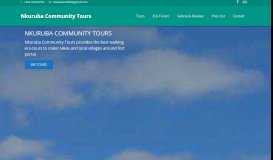 
							         Nkuruba Community Tours: Home								  
							    
