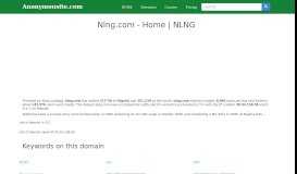 
							         nlng.com - Nigeria LNG - Home Page - Anonymousite.com								  
							    