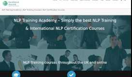 
							         NLP Training Academy | NLP Training Courses | NLP Certification ...								  
							    
