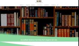 
							         NLRO | Accredited distance learning that anyone can use								  
							    
