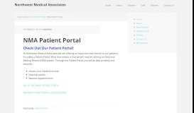 
							         NMA Patient Portal - Northwest Medical Associates								  
							    
