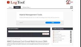 
							         NMCI Outlook Web Access OWA - LogTool								  
							    