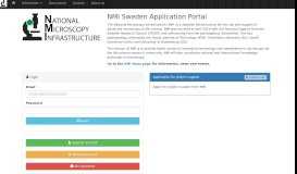 
							         NMI Sweden Application Portal								  
							    