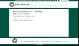 
							         NMMS Parent Portal Training | North Mountain Middle School								  
							    