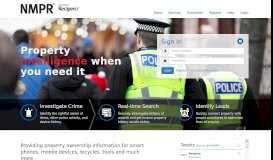 
							         NMPR: The UK Police National Mobile Property Register								  
							    