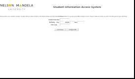 
							         NMU Student Information System								  
							    