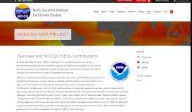 
							         NOAA Big Data Project :: North Carolina Institute for Climate Studies								  
							    
