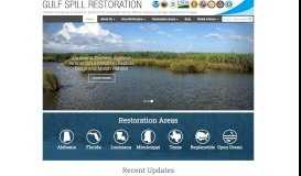 
							         NOAA Gulf Spill Restoration |								  
							    
