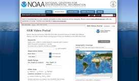 
							         NOAA OER Video Portal - NODC								  
							    