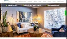 
							         Nob Hill Apartments: Luxury Apartments in Bellaire, TX								  
							    