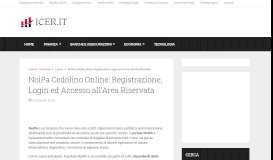 
							         NoiPa Cedolino Online: Registrazione, Login ed Accesso all'Area ...								  
							    