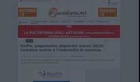 
							         NoiPa, pagamento stipendio marzo 2019/ Cedolino online e l ...								  
							    