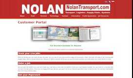 
							         NolanTransport.com - Ireland » UK » Europe [Customer Portal]								  
							    