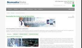 
							         Nomadix for Enterprise and Education | NomadixWorks.com								  
							    