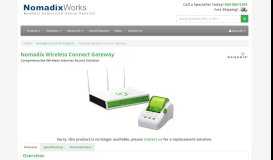 
							         Nomadix Wireless Connect Gateway | NomadixWorks.com								  
							    
