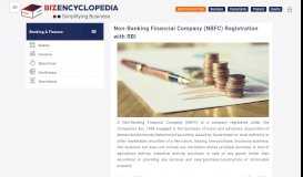 
							         Non-Banking Financial Company (NBFC) Registration with RBI								  
							    