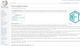 
							         Non-fungible token - Wikipedia								  
							    
