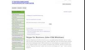 
							         NonCDAWindows / Skype for Business (Non-CDA Windows) - it-portal								  
							    