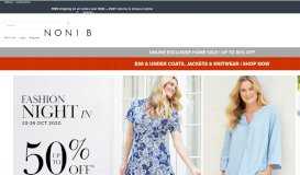 
							         Noni B | Home | Shop Online Buy women's timeless fashion ...								  
							    