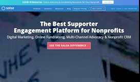 
							         Nonprofit Software: Donor CRM, Fundraising, Advocacy ...								  
							    