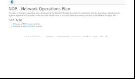 
							         NOP - Network Operations Plan | PRU Portal								  
							    
