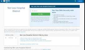 
							         Nor-Lea Hospital District: Login, Bill Pay, Customer Service and Care ...								  
							    
