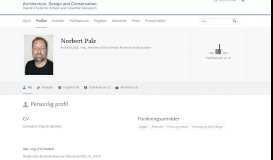 
							         Norbert Palz — Arkitektur, Design og Konservering - Dansk portal for ...								  
							    