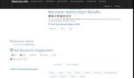 
							         Norchem sentry login Results For Websites Listing								  
							    