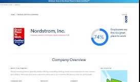 
							         Nordstrom, Inc. - Great Place To Work United States								  
							    