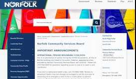 
							         Norfolk Community Services Board | City of Norfolk, Virginia ...								  
							    