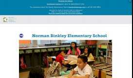
							         Norman Binkley Elementary School — Metro Nashville Public Schools								  
							    