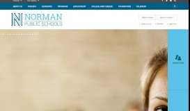 
							         Norman Public Schools / Homepage								  
							    