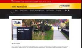 
							         Norris Health Center - University of Wisconsin-Milwaukee								  
							    