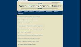 
							         North Babylon School District Faculty Resources | Owl Center								  
							    