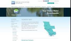
							         North Bay - Water Education Foundation								  
							    