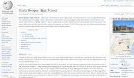 
							         North Bergen High School - Wikipedia								  
							    