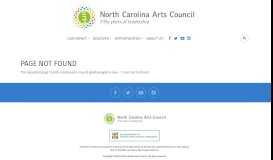 
							         North Carolina Arts Council Grant Programs Now Open for ...								  
							    