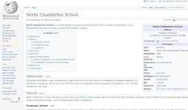 
							         North Chadderton School - Wikipedia								  
							    