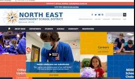 
							         North East Independent School District / Homepage								  
							    