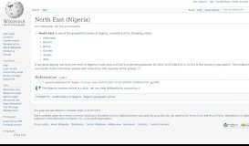 
							         North East (Nigeria) - Wikipedia								  
							    
