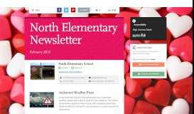 
							         North Elementary Newsletter | Smore Newsletters for Education								  
							    