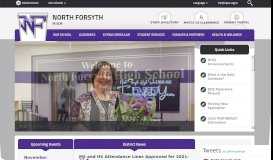 
							         North Forsyth High / HomePage - Forsyth County Schools								  
							    