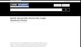 
							         North Greenville University Login Students Portal								  
							    