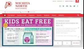 
							         North High / Homepage - Wichita Public Schools								  
							    