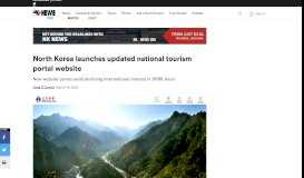 
							         North Korea launches updated national tourism portal website | NK ...								  
							    