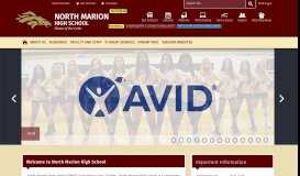 
							         North Marion High School - Marion County Public Schools								  
							    